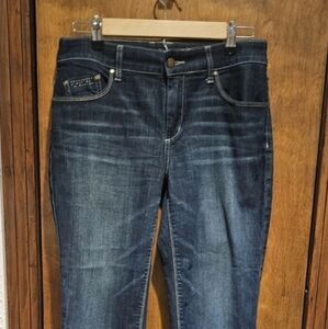 Chicos Platinum Ultimate Women’s Sz 0 Fit Slim Blue Denim Jeans